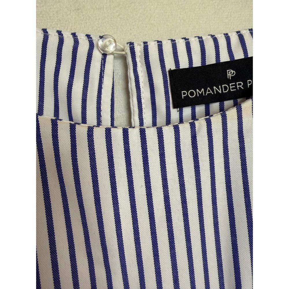 Pomander Place Light Blue & White Striped Mini Dress - Picture 3 of 6